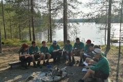 Saksalaiset Heliand Pfadfinderit yllätysvieraina