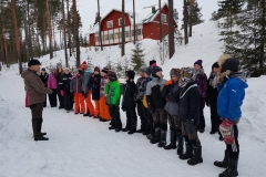 Ensimmäinen ohjeistus Rovaniemen Leirikarissa. Kuva: Mari Hurskainen